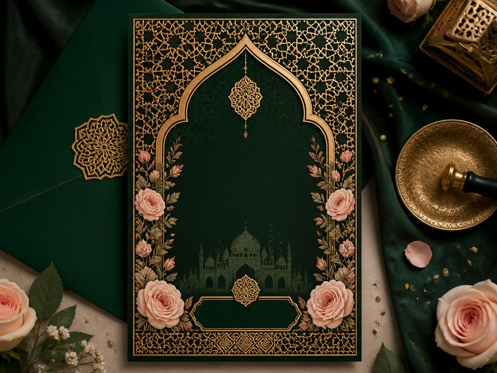 Hamza & Yalina invitation design preview